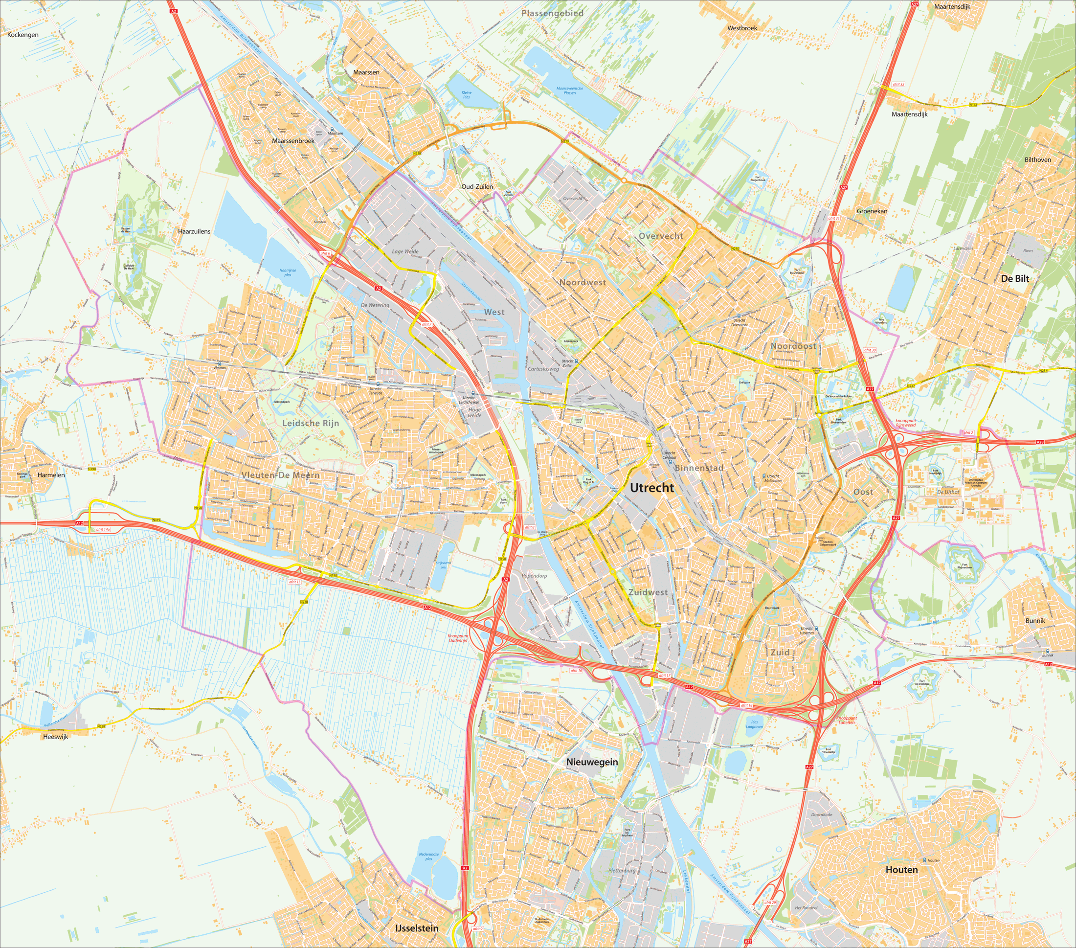 Digitale gemeentekaart Utrecht